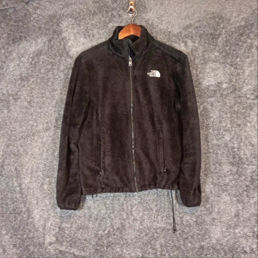 The north face osito women's full zip jacket black winter ( fair condition) med